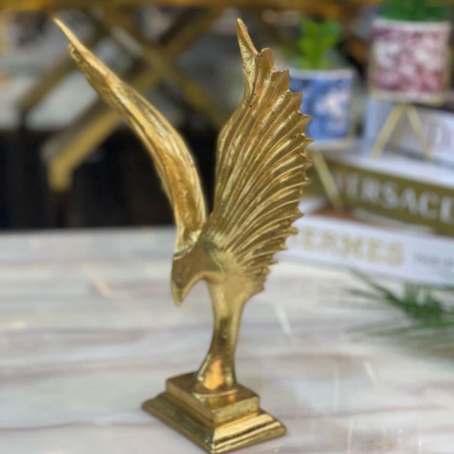 Modern Soaring Eagle Sculpture